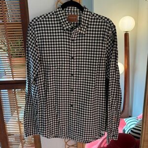 Scotch & Soda Amsterdams Blauw Gingham Shirt, sz M